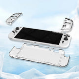 Clear PC Hard Case for Switch 2 Split Protective Case Cover Anti-fall Transparent Skin Case Anti-scratch Protective Shell Cover
