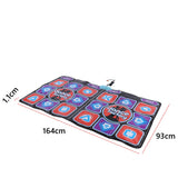 Double Users Dance Mat Game with Wireless Controller Musical Dance Mat 100 Music 60 Sensory Games Plug And Play for Family Sport