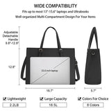 Stylish Large Capacity Laptop Tote Bag Professional Waterproof Large Capacity Bag Women Shoulder Bag Business Travel