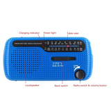 Portable Solar Hand Crank Radio 1200Mah USB Portable Outdoor Emergency Speaker Stereo Emergency Hand Crank