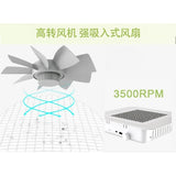 SS New Electric Embedded Nail Dust Collector Desk Professional Manicure Machine Strong Suction Nail Vacuum Cleaner