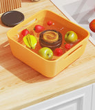 Strong sterilization Rose portable rechargeable ultrasonic fruit and vegetable cleaner vegetable purifier portable fruit cleaner