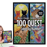 Cute Color By Numbers Book Relieve Stress Creative Coloring Book Educational Montessori Drawing Toys Adults and Teens