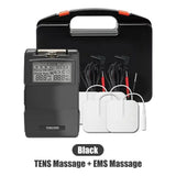 Adjustable TENS Unit Muscle Stimulator Electric EMS Therapy Massager with Lightweight Design And LCD Display for Pain Relief