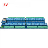 DC5V/DC12V/DC24V ESP32 32 Channel Relay Module ESP32-WROOM Development Board Secondary Development Relay Module Smart Home Relay