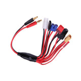 For RC Car For Rechargeable Battery-Powered Aircraft Model 8 In 1 Lipo Battery Charger Multi Charging Plug Convert Silicon Cable