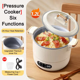 1.2L Mini Electric Rice Cooker Multicooker 600W Hotpot Baby Food Pot for Kitchen Soup Cooking Pot 220V
