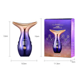 Microcurrent RF Neck Face Beauty Instrument Facial Lifting Machine EMS Face Massager Anti Wrinkle Skin Tighten Sagging Skin Care