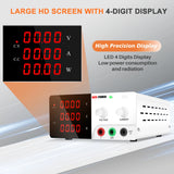 NICE POWER for 100V 10A 1KW Bench DC Regulated Power Supply with Dual Output Ports ON OFF Switch High Precision Industrial