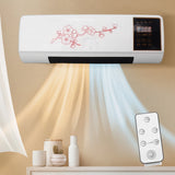 Electric  Conditioner Fan Wall Mount Easy  Temperature  Timer Heating and Cooling Fan Electric Heating Fan