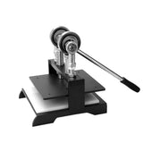 Embossing Plate Die Cutter Heavy-Duty Handmade Leather Cutting Machine,Dual Guide Shafts Die Cut Machine - Various of Materials