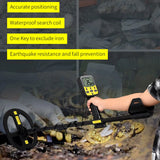 DT-3 Professional Underground Metal Detector 10M Depth with Waterproof Search Coil for Treasure Hunter and Gold