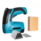 3.7V Electric Nail Gun Li-Ion Mini Brad Nailer Industrial Grade Cordless Staple Gun Brad Naile with USB Charger & Staple & Nails