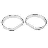 4Pcs Car Front Dashboard Decoration Frame Dial Ring Trim Auto Front Cover for BMW E46 Replacement Accessories