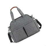 2025 New Spacious Baby Diaper with Multiple Compartments Quilted Shoulder Bag Suitable for Family Trip and Outings