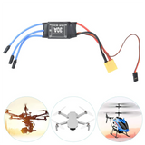 ABWG-4PCS 2-4S 30A RC Brushless ESC XT60 Electric Speed Controller 5V 2A for 2 to 4S Lipo Battery Multicopter