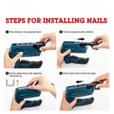 4V Electric Nail Gun Home Use Industrial Grade Cordless Nail Gun Cordless Staple Gun Brad Naile with USB Charger