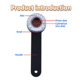 Maddox Phoria Rotating Prism Strabismus Stereoscopic Eye Position Measure Tool Tester Portable Recessive Strabismus Detector