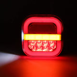 28 LED Stop Marker Lights Trailer Tail Light Waterproof Turn Signal Parking Reversing Brake Lamp for Car Truck Trailer