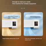 Electric  Conditioner Fan Wall Mount Easy  Temperature  Timer Heating and Cooling Fan Electric Heating Fan