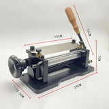 Leather Splitter Shovel Leatherworking Manual Skin Skiving Machine Leather Peeling Machine shredder hand peeler