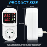 Automatic Voltage and Current Protector Socket LED Display Multifunctional Refrigerator Protecting Socket with Automatic Reset