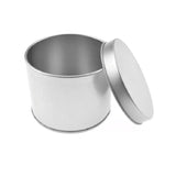 20pcs Small Metal Round Tin Silver Storage Box Case