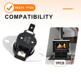 Low Limit Thermodisc 80314 F120 Low Limit Thermodisc For US Stove Hot Blast1300 1500