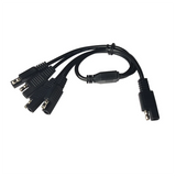 SAE Automotive Connectors Cable Splitter Adapter 1 To 4 Extension Wire Power Cable
