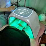 LED Light Facial Mask 5D Collagen Spray Spectrometer EMS Micro-Current Massage Skin Whitening Moisturizin 8 Colors Beauty Lamp