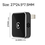 Wireless Android Auto Carplay Box/Adapter Carplay AI Box Auto Connect Mini Carplay&Auto Box Dongle Plug & Play for Factory Wired