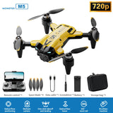 2024 New M5 Drone 8K Professional Triple Camera Brushless Motor Optical Flow Positioning Foldable Quadcopter RC Dron