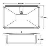1 Set Shower Head Exterior Shower Box Kit Portable Bath Box For RV Boat Motorhome