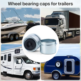 1.98 Inch Trailer Hub Caps(4PCS) Snug-Fit With Rubber Plugs Installation Tool Rust-Resistant Bearing Dust Caps