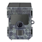 RD7000Pro 4K WIFI 112MP Solar Powered Wildlife Trail Camera Photo Traps with 5200mAh Li-Battery for Hunting, Home Security