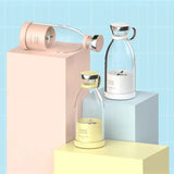Portable 1400mAh Wireless Fruit Mixers USB juicer Fresh Juice Bottle Blender 4 Blades Food Milkshake Ice Crush Cup