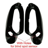 Car Rearview Mirror Cover For A6 C7 C7.5 S6 4G 2012-2018 Black Side Mirror Cap Covers Car Accessories