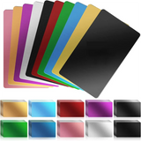 E-Easy To Use-Laser Engraving Blanks, For CNC Engraving, Laser Crafting, Multipurpose Metal Business Cards. DIY Gift Cards