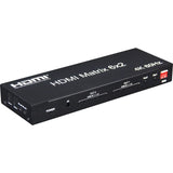 4K@60hz 6x2 HDMI Matrix 6 IN 2 OUT HDMI Switch Splitter 4x2 Matrix Optical Audio Video Converter for PS4 Camera PC To TV Monitor