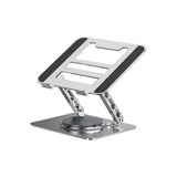 360° Rotation Laptop Tablet Stand Holder Portable Foldable Metal Bracket Adjustable Laptop Riser