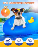 2 Dog Training Collar 1000ft Remote Control 2-in-1 Anti-Bark Function Rechargeable Waterproof Vibration Shock E-Collar for 2 Dog