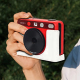 Genuine Leather Hybrid Instant Camera Case Anti Scratch Wear Resistant Protective Cover Shockproof Durable for Leica SOFORT 2