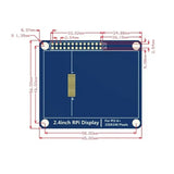 2.4 Inch Touch Screen IPS Panel Wide Viewing Angle TFT Display 320x240 Resolution SPI Interface Display for Raspberry Pi