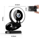 Premium 4K Webcam With Fill Light - Enhance Your Live Broadcasts And Video Chats On PC And Laptop