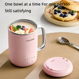 450ml Electric Kettle Travel Multicooker Hotpot Portable Heating Cup Stew Pot Health Preserving Pot 220V Cooking Pot for Office