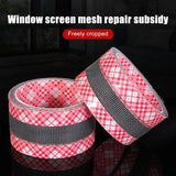 Screen Net Repair Tape 1 Roll Fiberglass Tape Repair For Fly Screens Multifunctional Screen Repair Patch Tape Self-adhesive