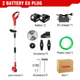 2000RPM Grass Cutter Electric Lawn Mower Li-ion Battery Cordless Grass Trimmer Garden Pruning Tools Brushless Motor DIY 4000w