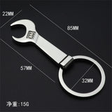 30pcs Creative Wrench Bottle Opener Zinc with Key Rings