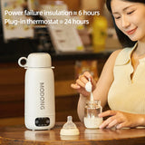 1.0L Multifunctional Portable Electric Kettle for Home Car Travel Boiled Water Pot with 12V 24V 220V Heating Cup Teapot