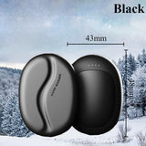 Eary Coffee Bean Shape Magnetic Hand Warmer Split Mini Portable Double Sided Heating Rechargeable Hand Warmer Winter Essentials